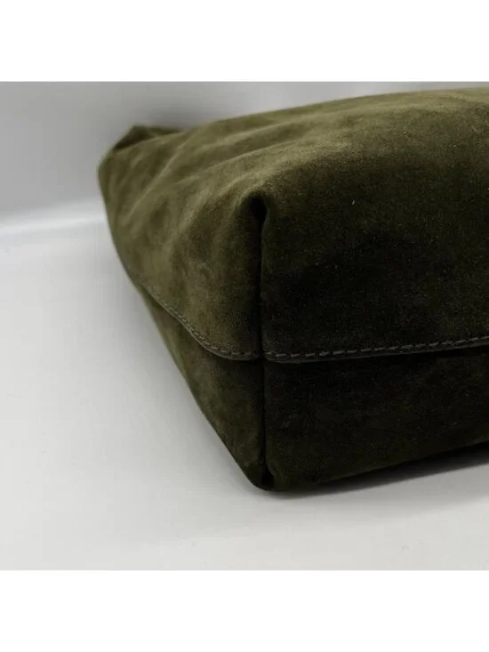 Madewell the Mylie Green Suede Shoulder Bag - Picture 8 of 10